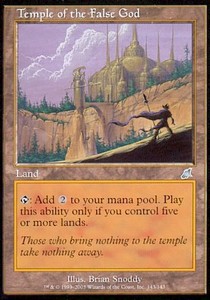 Temple of the False God - Scourge (Uncommon) [SCG-143]
