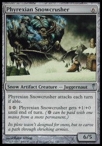 Phyrexian Snowcrusher - Coldsnap (Uncommon) [CSP-140]