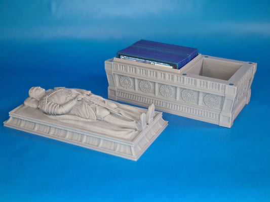 Edgar Markov’s Tomb MTG Commander Deck Box – Hand-Printed 3D Gothic Vampire Card Case