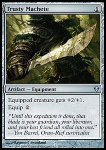 Trusty Machete - Zendikar (Uncommon) [ZEN-209]