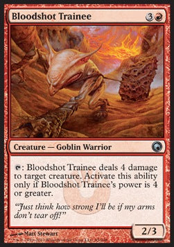 Bloodshot Trainee - Scars of Mirrodin (Uncommon) [SOM-85]