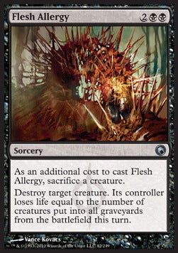 Flesh Allergy - Scars of Mirrodin (Uncommon) [SOM-62]