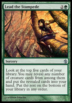 Lead the Stampede - Mirrodin Besieged (Uncommon) [MBS-82]