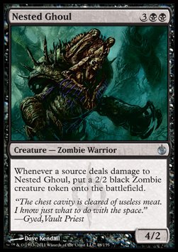 Nested Ghoul - Mirrodin Besieged (Uncommon) [MBS-48]