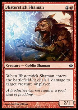 Blisterstick Shaman - Mirrodin Besieged (Common) [MBS-58]