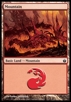 Mountain (V.1) - Mirrodin Besieged (Land) [MBS-152]