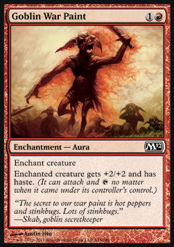 Goblin War Paint - Magic 2012 (Common) [M12-143]