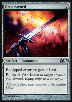 Greatsword - Magic 2012 (Uncommon) [M12-209]