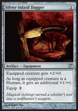 Silver-Inlaid Dagger - Innistrad (Uncommon) [ISD-233]