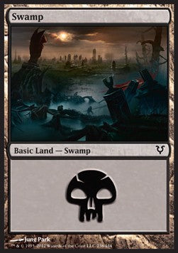 Swamp (V.3) - Avacyn Restored (Land) [AVR-238]