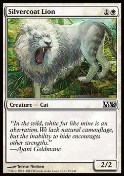 Silvercoat Lion - Magic 2013 (Common) [M13-35]
