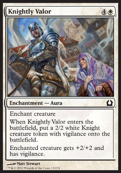 Knightly Valor - Return to Ravnica (Common) [RTR-13]