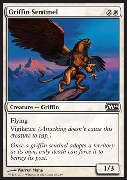 Griffin Sentinel - Magic 2014 (Common) [M14-20]