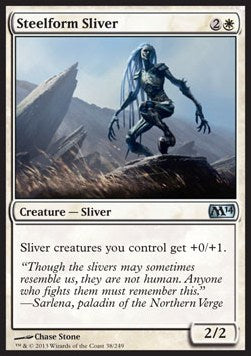 Steelform Sliver - Magic 2014 (Uncommon) [M14-38]