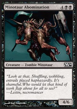 Minotaur Abomination - Magic 2014 (Common) [M14-107]