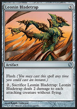 Leonin Bladetrap - Commander 2013 (Uncommon) [C13-245]