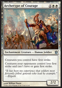 Archetype of Courage - Born of the Gods (Uncommon) [BNG-4]