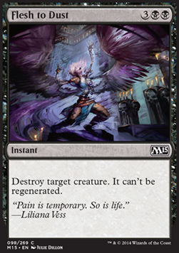 Flesh to Dust - Magic 2015 (Common) [M15-98]