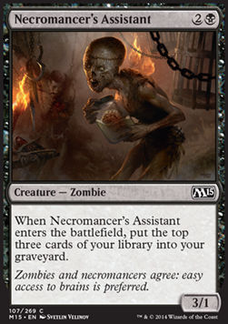 Necromancer's Assistant - Magic 2015 (Common) [M15-107]