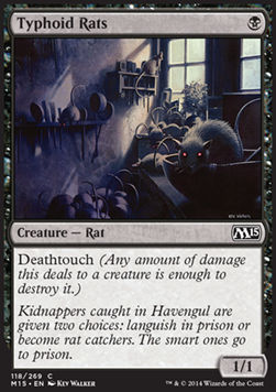 Typhoid Rats - Magic 2015 (Common) [M15-118]