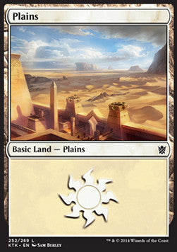 Plains (V.3) - Khans of Tarkir (Land) [KTK-252]
