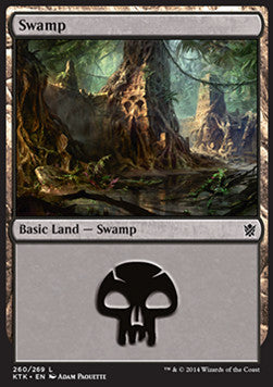 Swamp (V.3) - Khans of Tarkir (Land) [KTK-260]