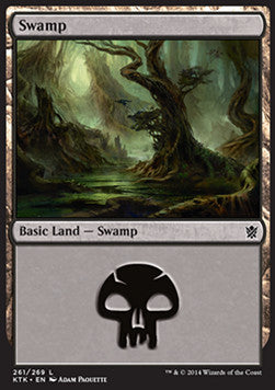 Swamp (V.4) - Khans of Tarkir (Land) [KTK-261]