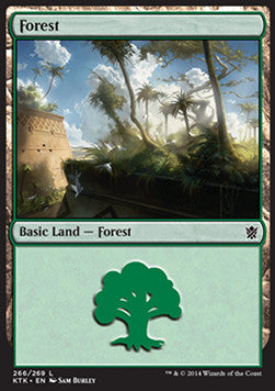 Forest (V.1) - Khans of Tarkir (Land) [KTK-266]