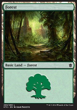 Forest (V.4) - Khans of Tarkir (Land) [KTK-269]