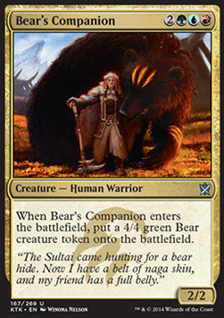 Bear's Companion - Khans of Tarkir (Uncommon) [KTK-167]
