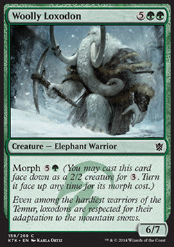Woolly Loxodon - Khans of Tarkir (Common) [KTK-158]
