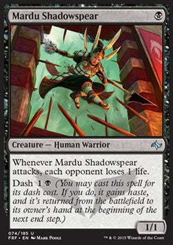 Mardu Shadowspear - Fate Reforged (Uncommon) [FRF-74]