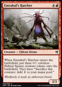 Emrakul's Hatcher - Duel Decks: Zendikar vs. Eldrazi (Common) [DDP-59]