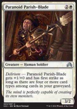 Paranoid Parish-Blade - Shadows over Innistrad (Uncommon) [SOI-33]