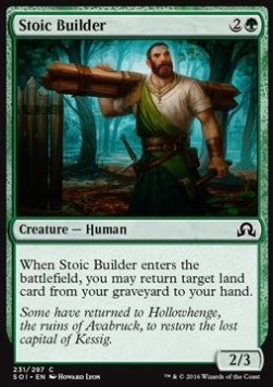 Stoic Builder - Shadows over Innistrad (Common) [SOI-231]