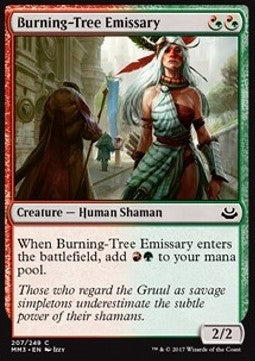 Burning-Tree Emissary - Modern Masters 2017 (Common) [MM3-207]
