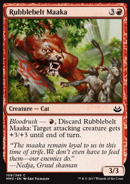 Rubblebelt Maaka - Modern Masters 2017 (Common) [MM3-109]