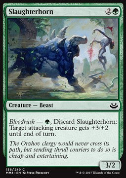 Slaughterhorn - Modern Masters 2017 (Common) [MM3-136]