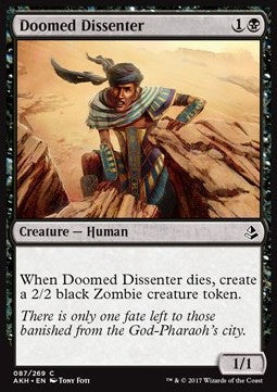 Doomed Dissenter - Amonkhet (Common) [AKH-87]