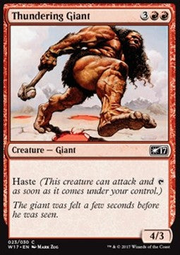 Thundering Giant - Welcome Deck 2017 (Common) [W17-23]