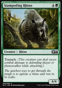 Stampeding Rhino - Welcome Deck 2017 (Common) [W17-29]