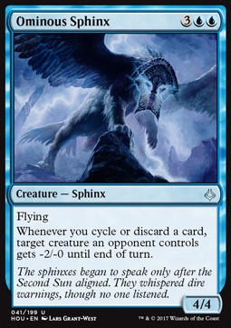 Ominous Sphinx - Hour of Devastation (Uncommon) [HOU-41]