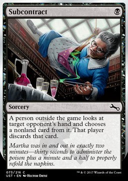 Subcontract - Unstable (Common) [UST-73]