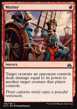 Mutiny - Rivals of Ixalan (Common) [RIX-106]