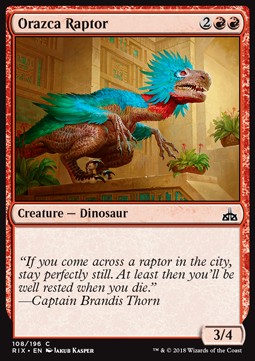 Orazca Raptor - Rivals of Ixalan (Common) [RIX-108]