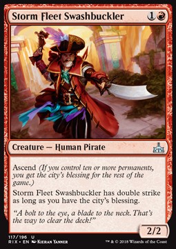 Storm Fleet Swashbuckler - Rivals of Ixalan (Uncommon) [RIX-117]