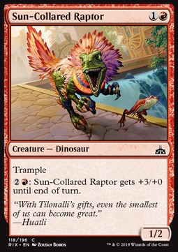 Sun-Collared Raptor - Rivals of Ixalan (Common) [RIX-118]