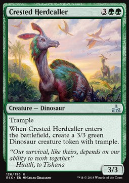 Crested Herdcaller - Rivals of Ixalan (Uncommon) [RIX-126]