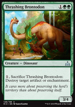 Thrashing Brontodon - Rivals of Ixalan (Uncommon) [RIX-148]