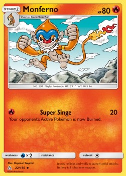 Monferno - Ultra Prism (Uncommon) [UPR-22]